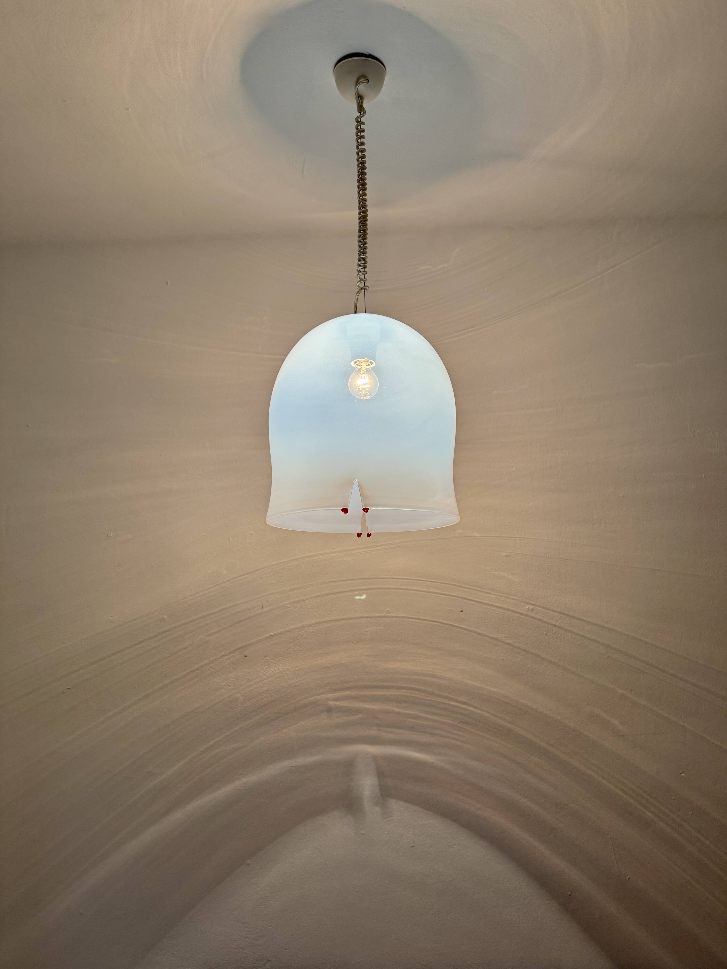 Murano Glass Pendant Lamp by Roberto Pamio and Renato Toso for Leucos