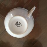 Set of 13 tea cups Sarreguemines Obernai