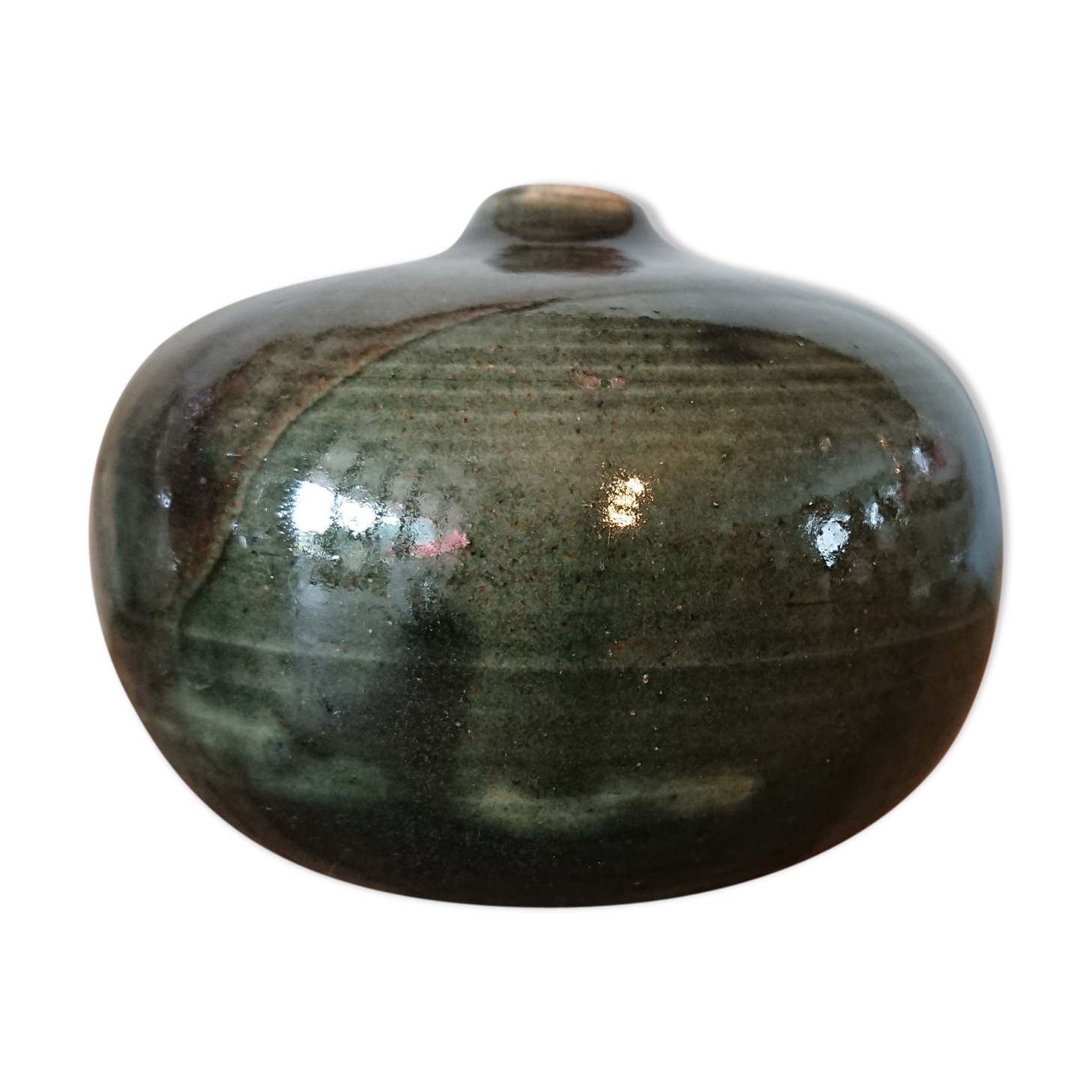 Soliflore green ceramic ball