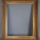 Imposing nineteenth century frame wood and gilded stucco 103x87 foliage 82.7x66.7 cm SB