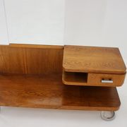 Oak mirror Czechoslovakia 1950s 167x95cm