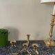 Gilded brass chandelier