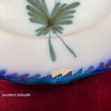pair of flowered plates Saint Clément