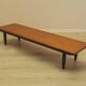 Teak sideboard, low Danish console, 1970s