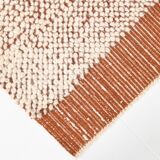 8x11 Terracotta & Beige Vintage Kilim Rug, 260x350Cm