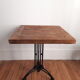 Square bistro table