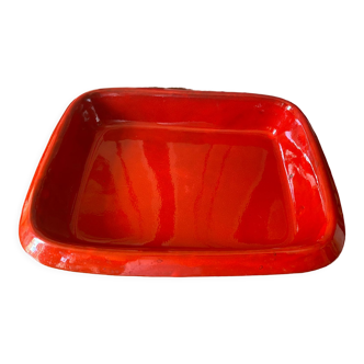 Ceramic "red" robert picault vintage vallauris 50/60