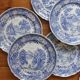 8 flat plates in earthenware "Burgenland" Villeroy and vintage Boch