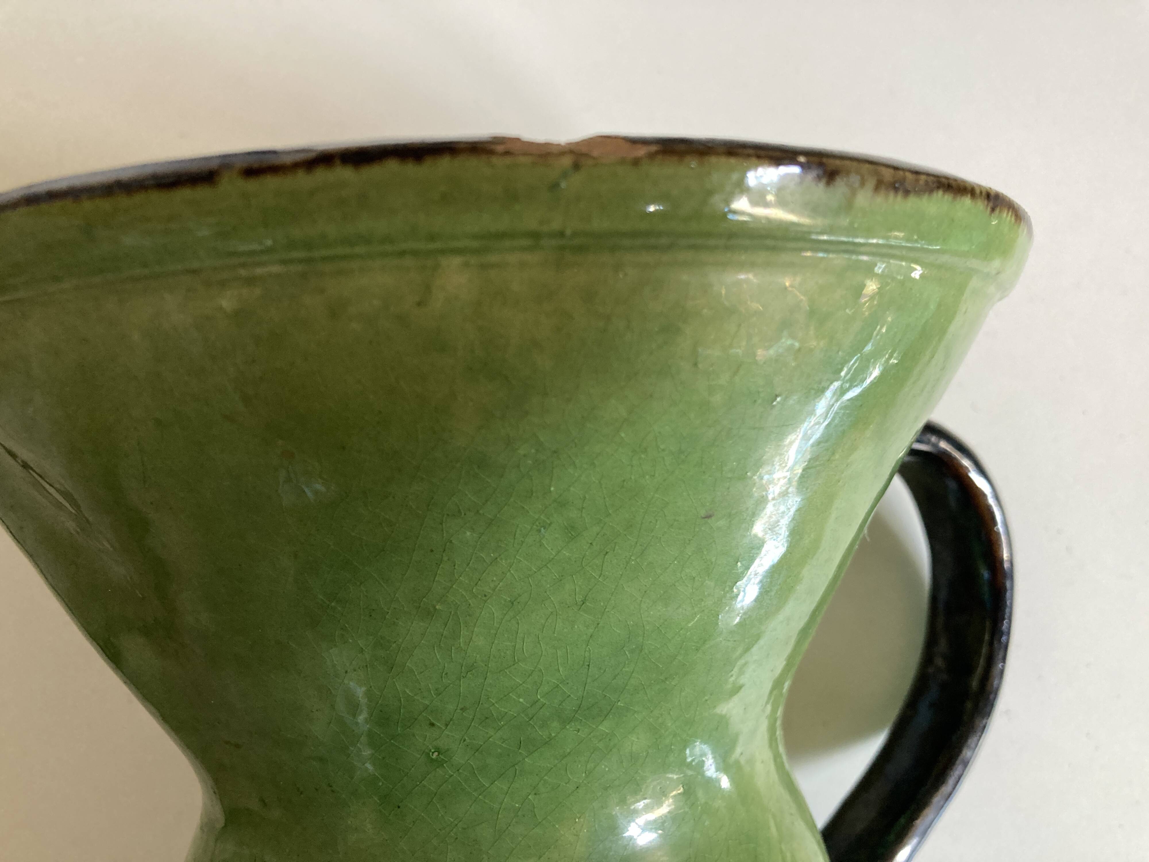 XL vase in glazed earthenware by Etienne Noel, Dieulefit 1950