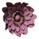 Large sculptural wall decoration of flowers in metal, Belgium, mid-20th century, 1960s.