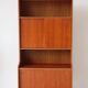 Vintage Scandinavian teak bookshelf – 1960s