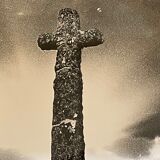 Photograph black and white silver print circa 1970 Calvary