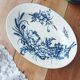 Oval iron earth dish BFK, Flora