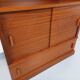 Vintage oak storage bookshelf from the 1960s.