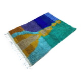 Colorful Moroccan wool rug 250cm x 150cm