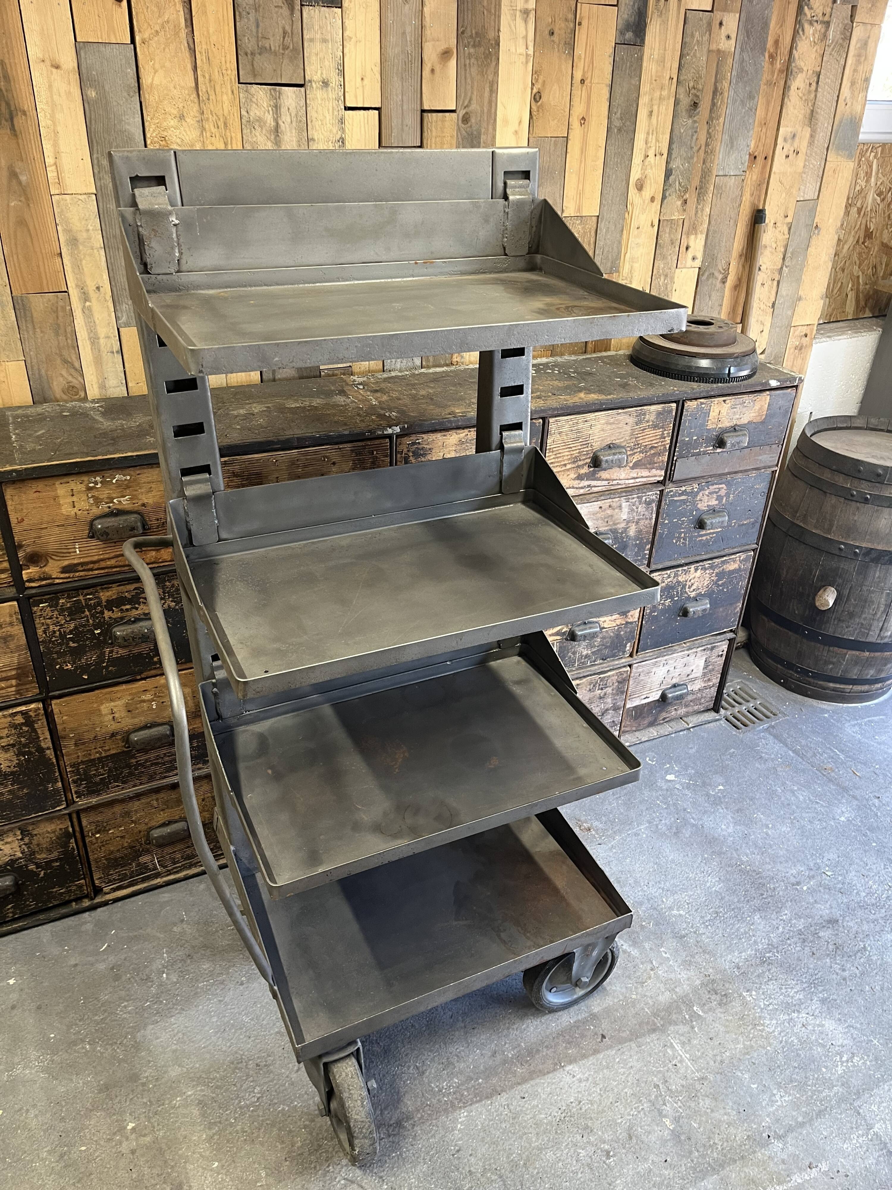 Industrial decorative shelf