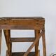 Vintage wooden painter's stepladder - authentic patina