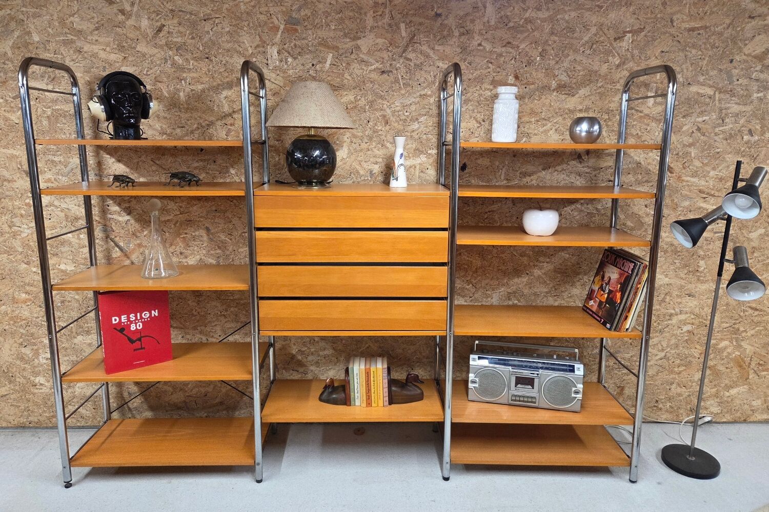 "Ikea shelf Sweden 1980"