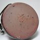 Enameled sandstone lamp base signed 70s