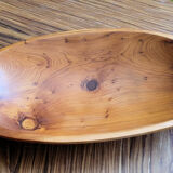 70s wooden fruit cup