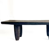 Solid wood bench or coffee table 104 cm – Unique Senufo piece, craftsmanship