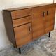 Vintage storage buffet cabinet 1960's 3 doors 2 drawers