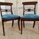 Pair of mahogany chairs XIXth century
