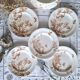 Antique iron earthenware plates accompanied by dishes