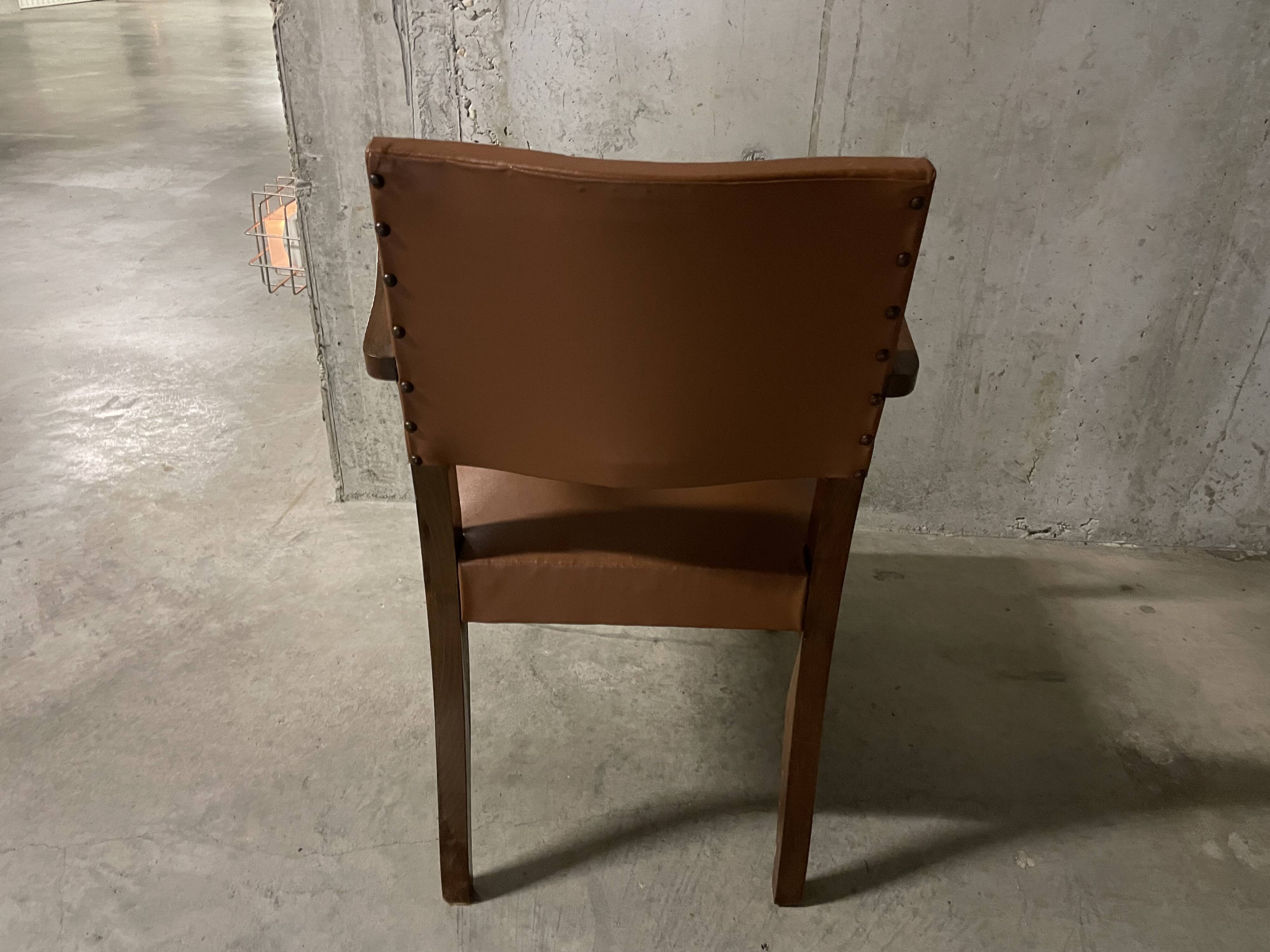 1950s bridge armchair