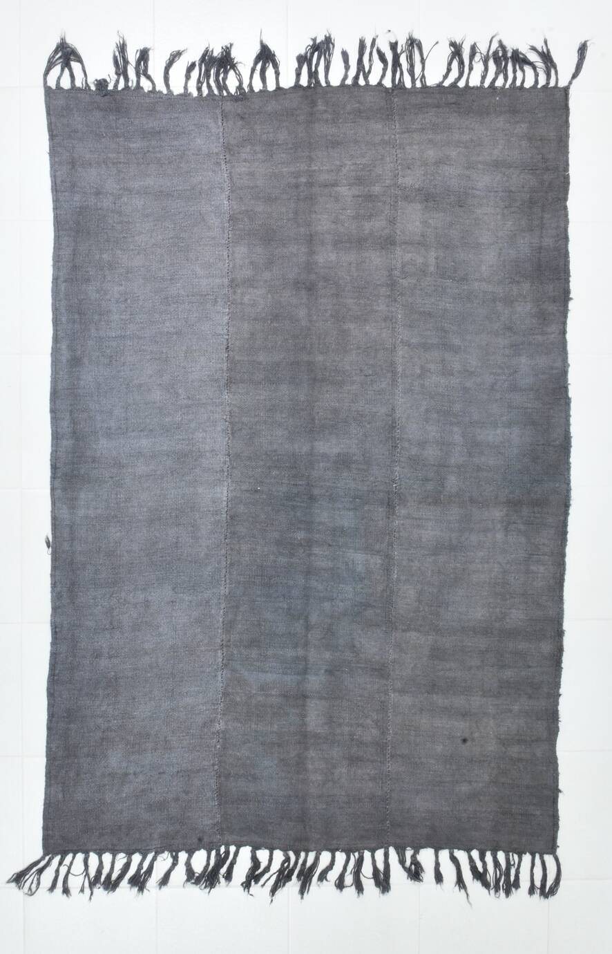 5x7 Shades Of Gray Vintage Kilim Rug, 156x231Cm