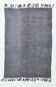 Tapis Kilim vintage 5x7 nuances de gris, 156x231 cm