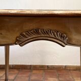 Cherry dining table - patinated - extendable