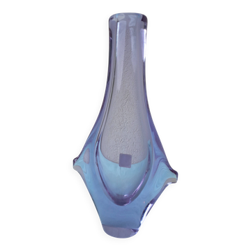 Czech design glass vase