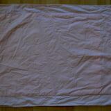 Suite of two pink embroidered pillowcases