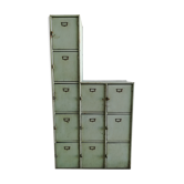 Furniture with lockers