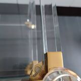 Plexiglass and brass serving trolley