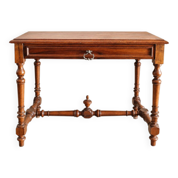 Walnut Desk Louis XIII Style 19th Century
