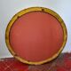 Midcentury gilded wooden sun mirror, France, 49cm