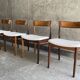 4 chaises danoises en palissandre par Rosengren Hansen, 1960s