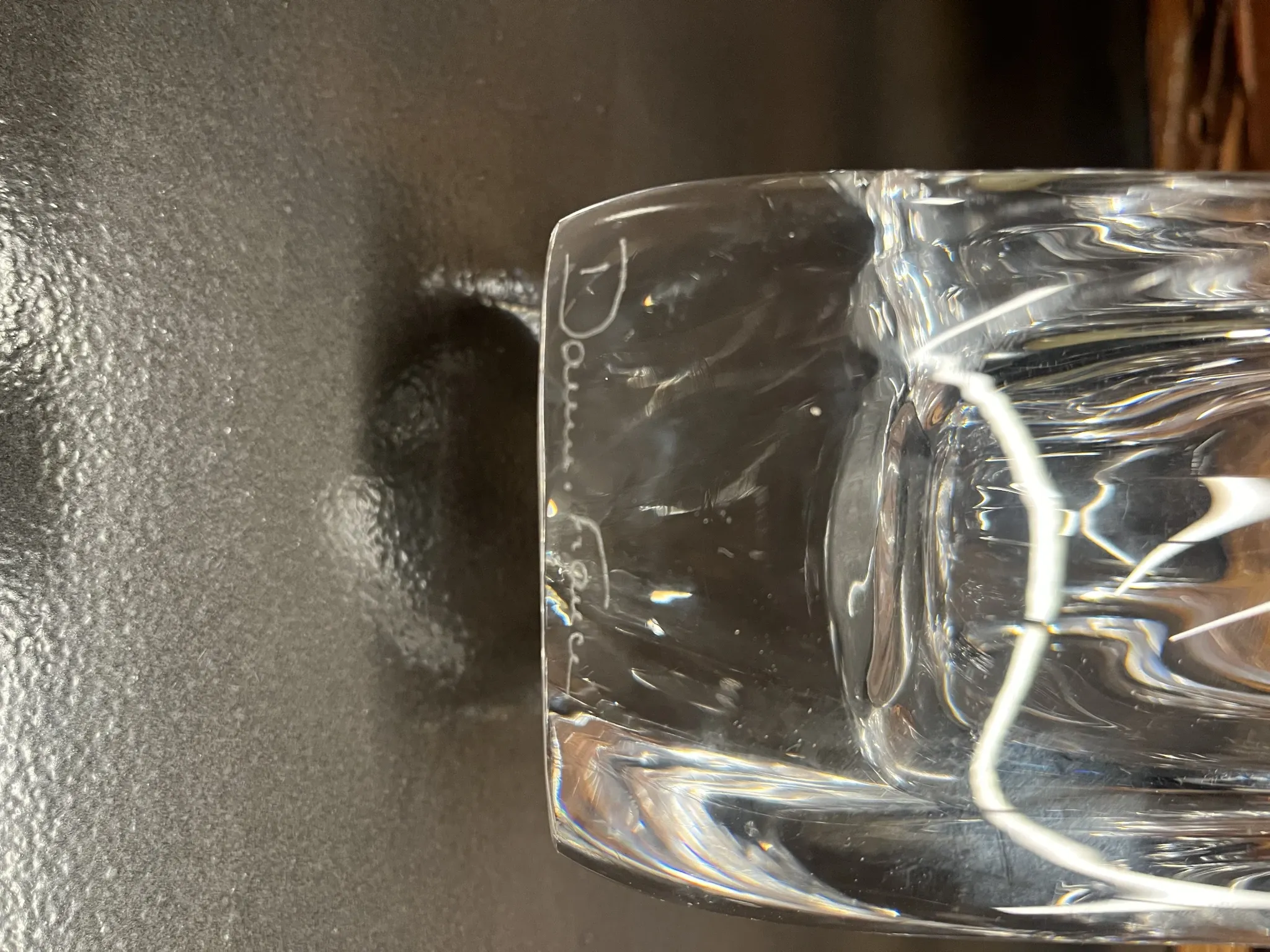 Daum vase signed