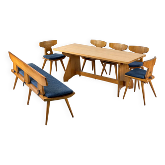 dining room set by Jacob Kielland Brandt for I. Christiansen - 1960s