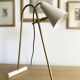 Large Italian table lamp in brass design from the 50s