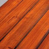 Vintage Wooden Bench with Storage Italiaans 1960