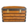 19th Century Domed Travel Trunk – Wood, Brass, Leather – Restored