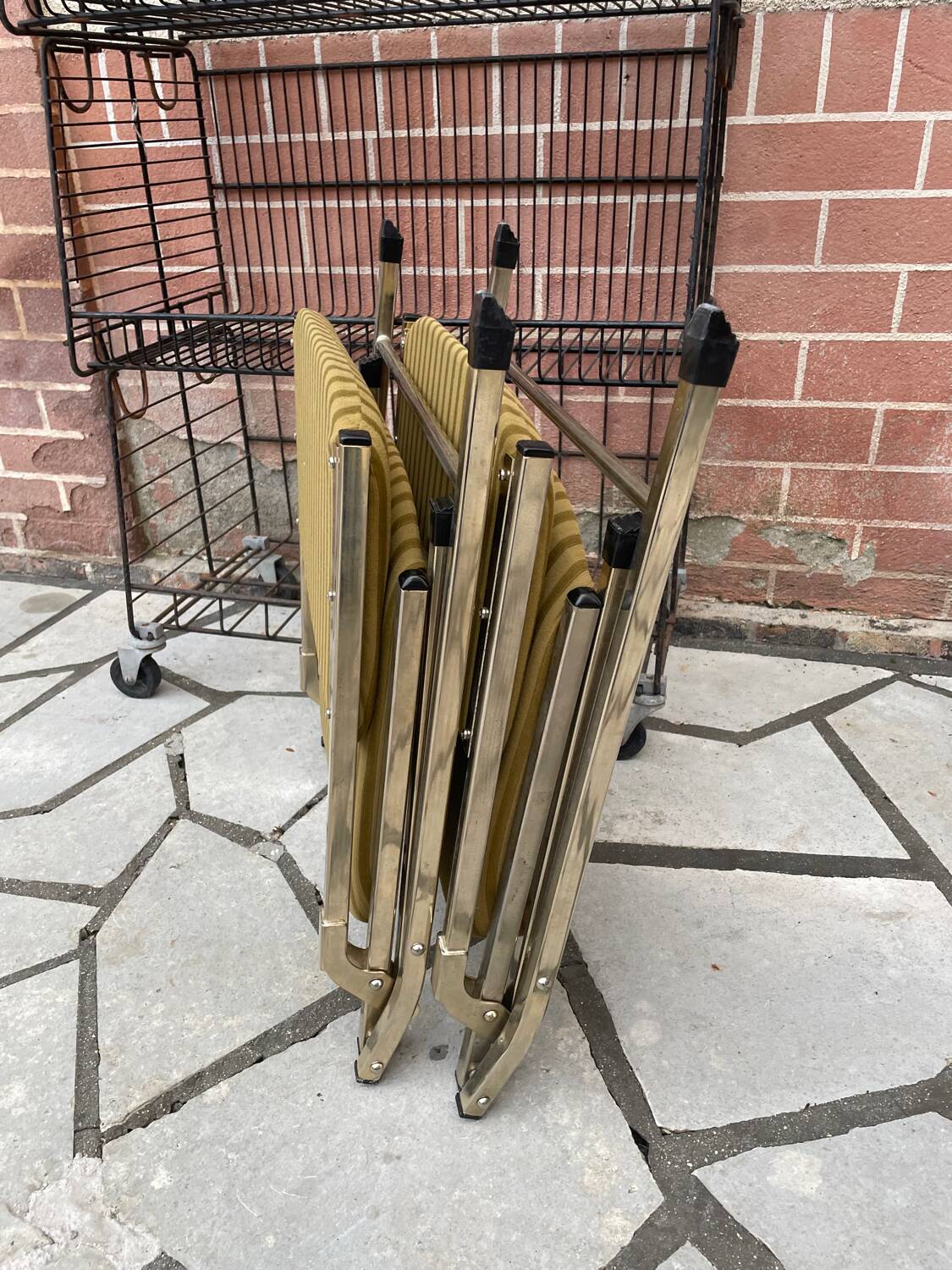 Chaises pliantes vintage