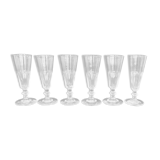 Set of 6 champagne flutes