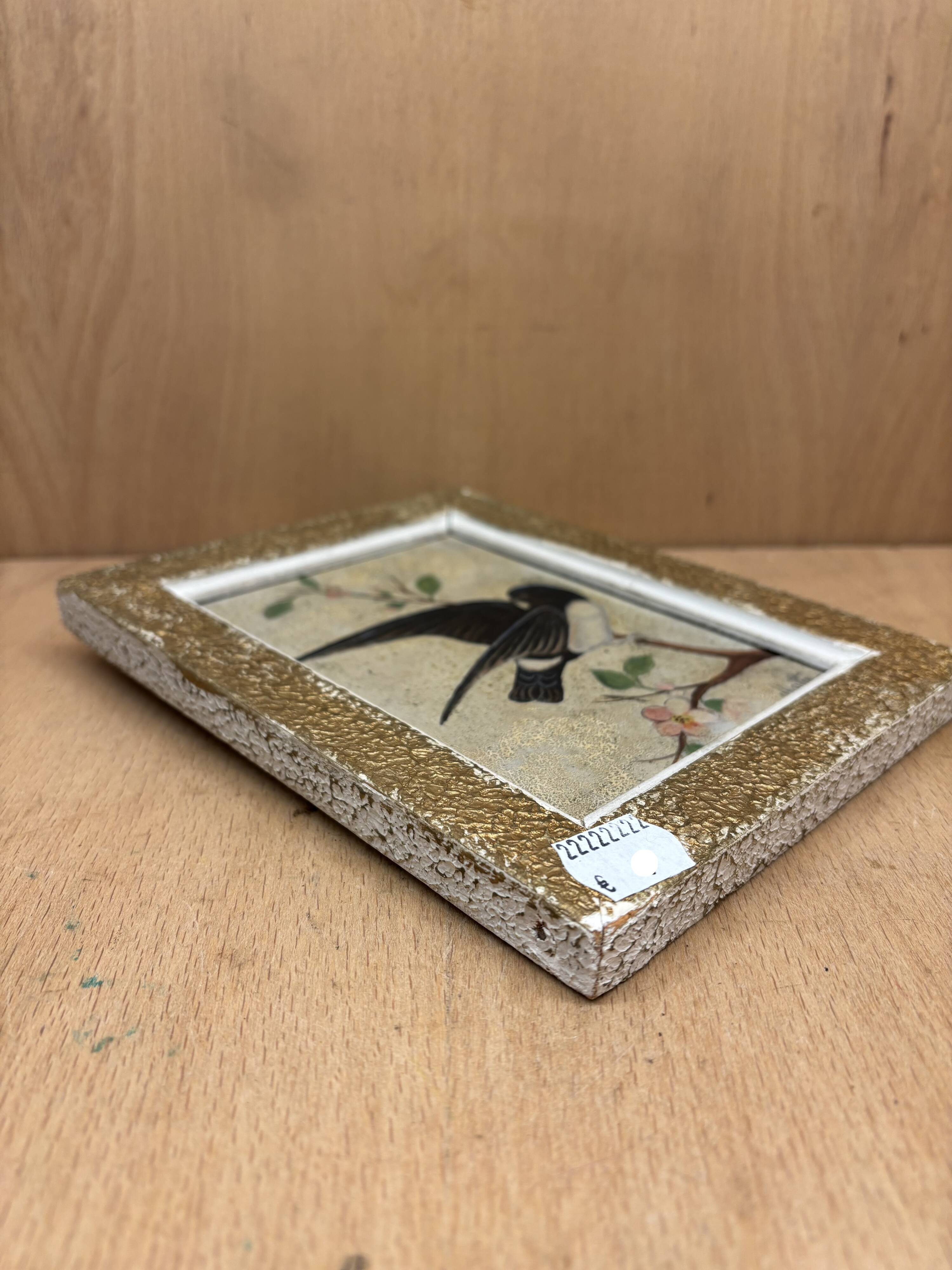 Bird wall frame