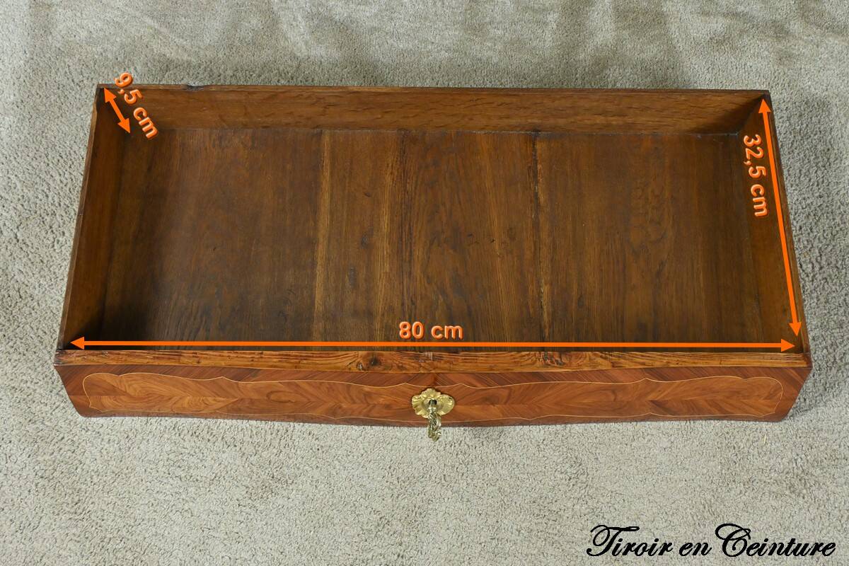 Precious wood secretary, Louis XV – Late 18th century