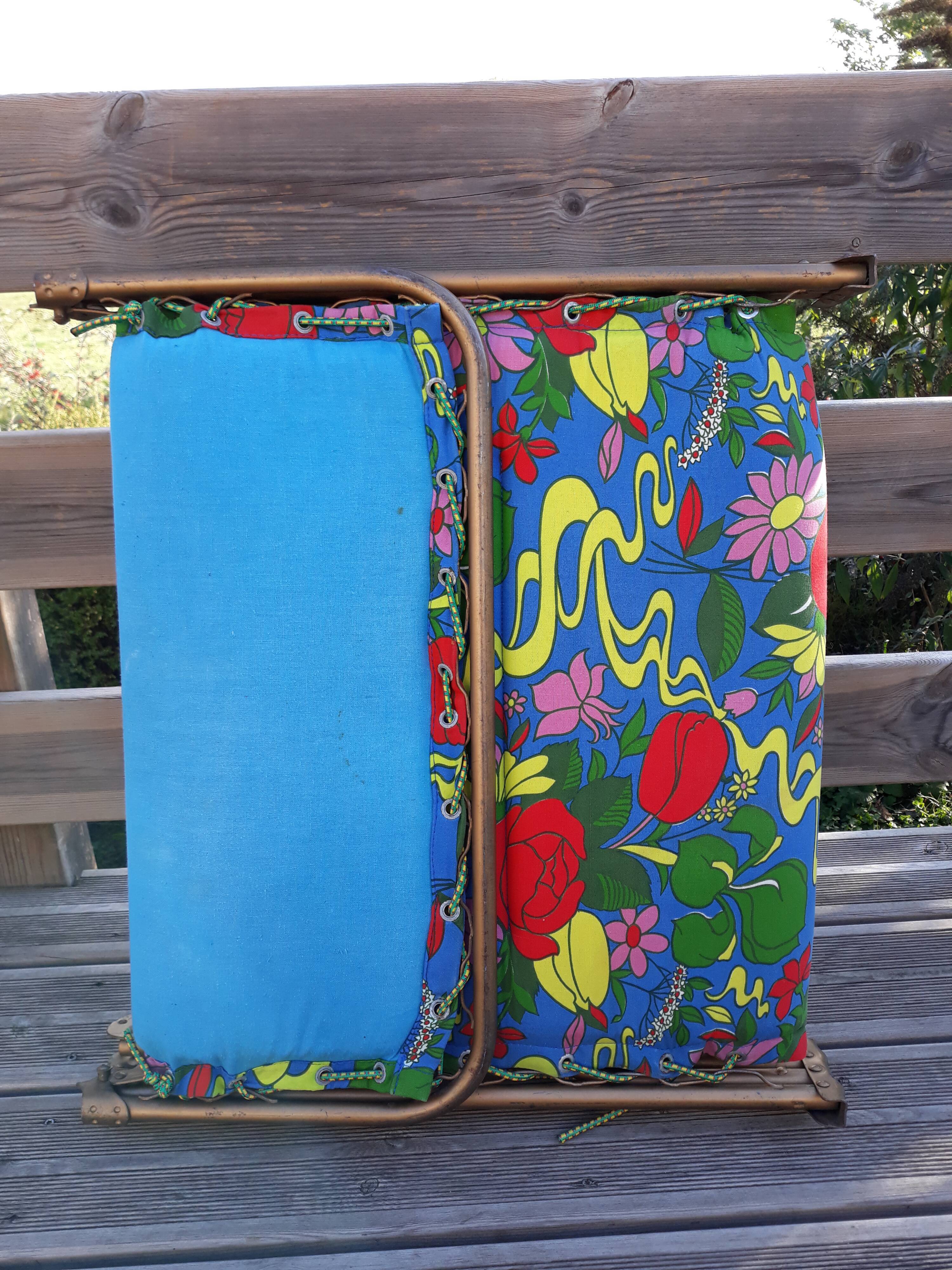 Sunbathing deckchair camp bed La Hutte