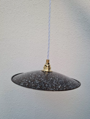 Enamelled sheet metal suspension 1950